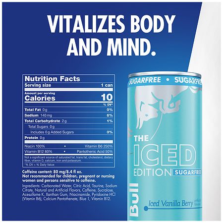 Red Bull Sugarfree Energy Drink Iced Vanilla Berry | Walgreens Red Bull Sugarfree Energy Drink Iced Vanilla Berry | Walgreens