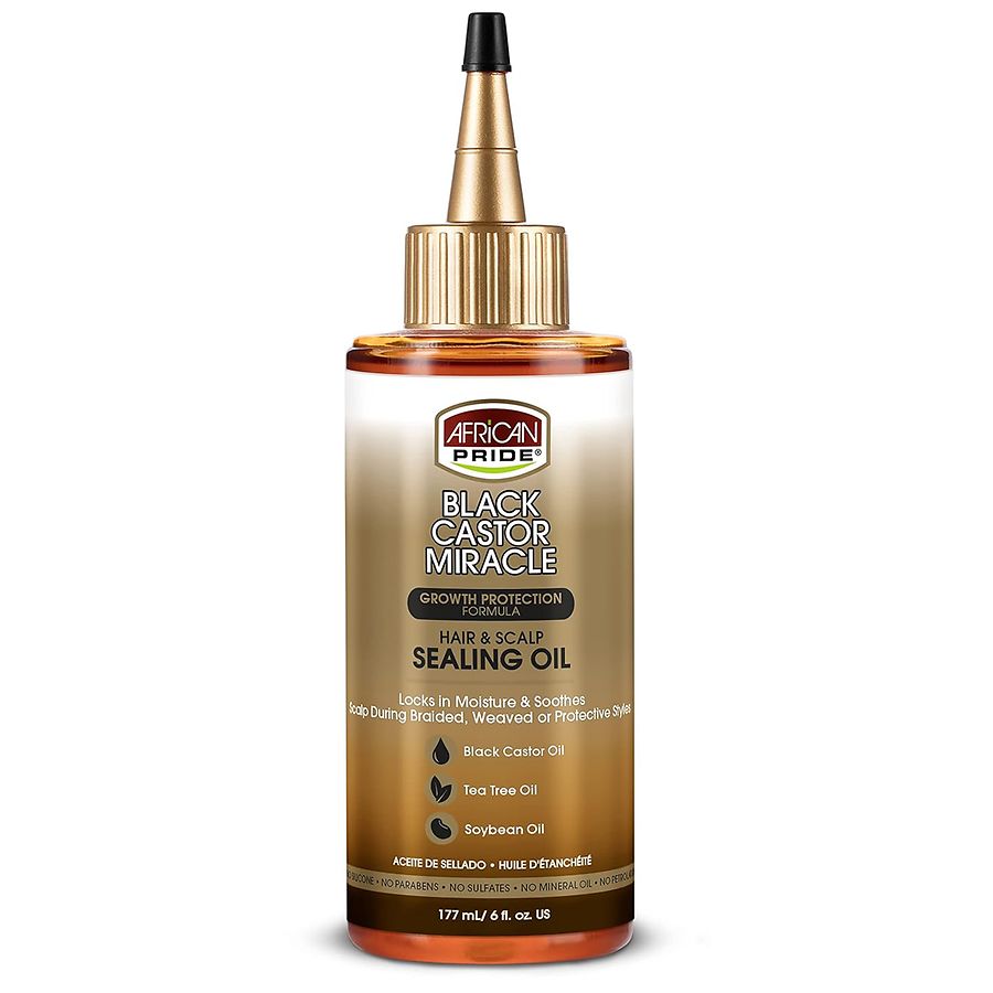 African Pride Black Castor Miracle Sealing Oil