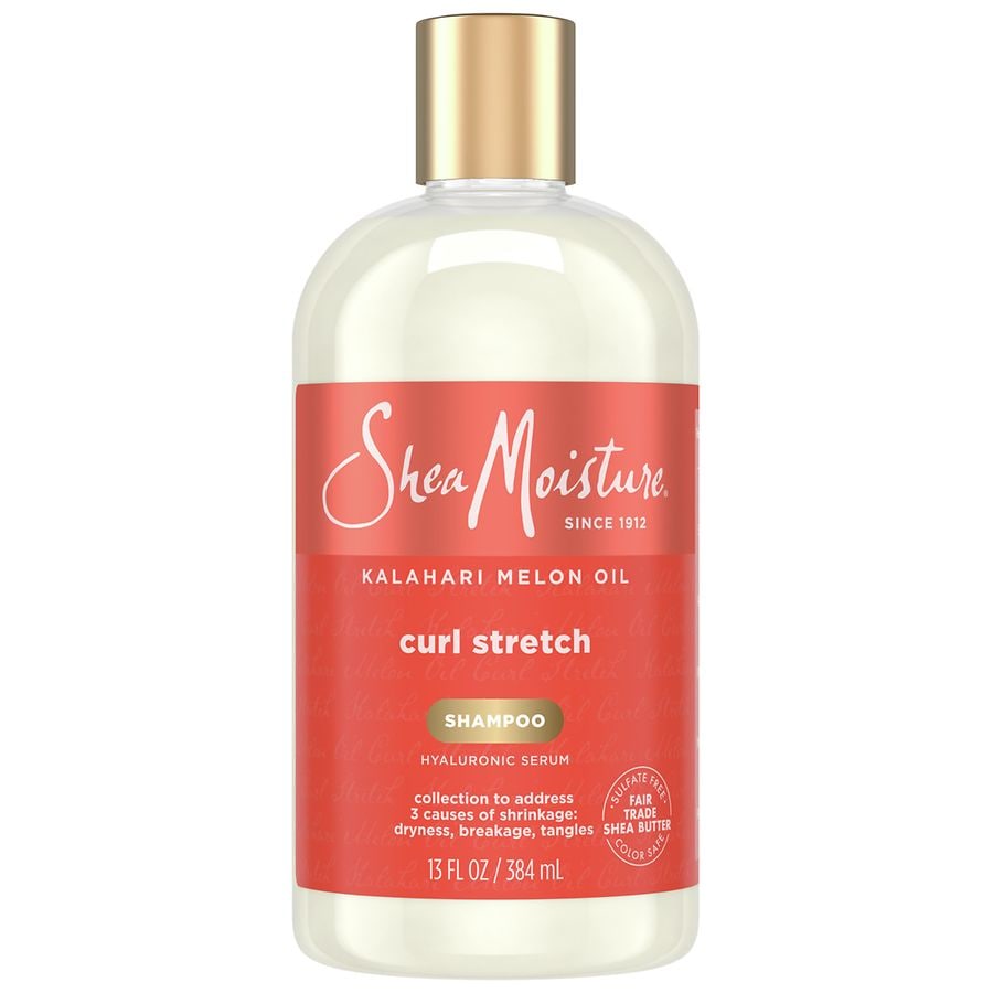 SheaMoisture Curl Stretch Shampoo Kalahari Melon Oil Infused with Hyaluronic Serum
