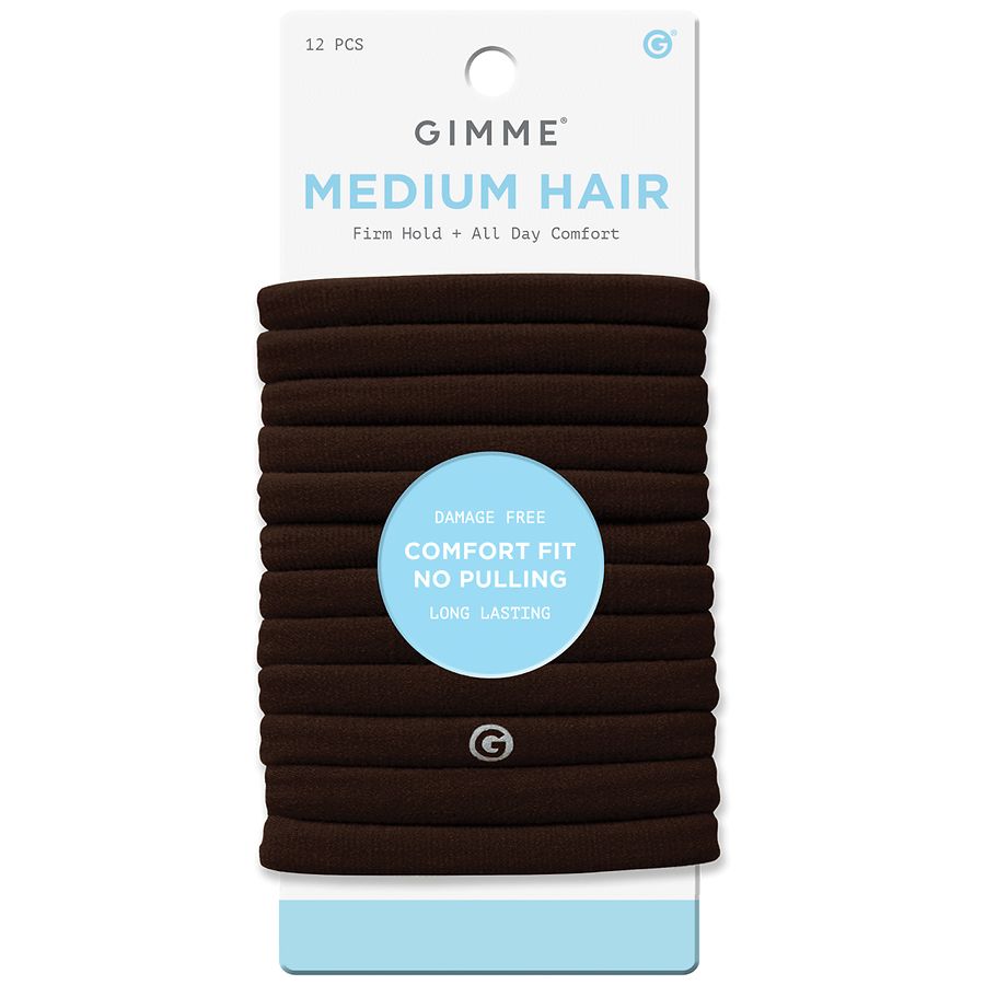 Gimme Hair Bands Medium Hair Dark Brown