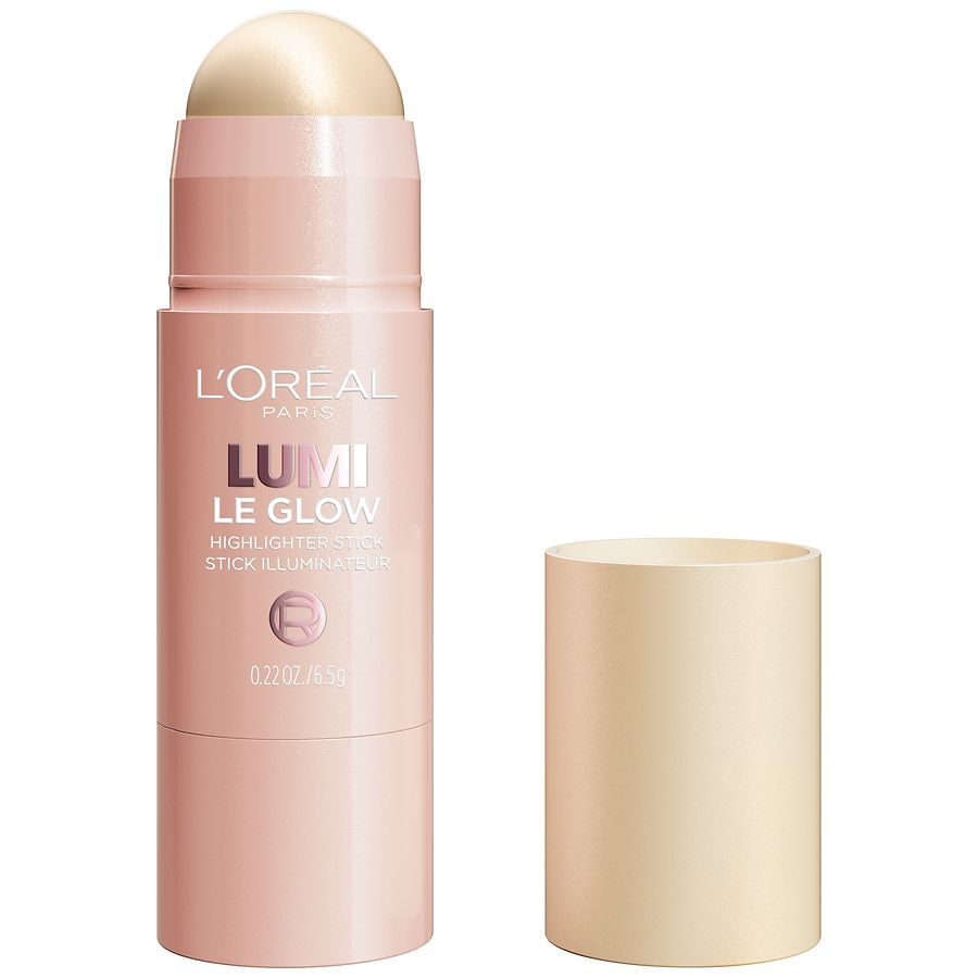 L'Oreal Paris Lumi Le Glass Stick, Reflective Glassy Finish Highlighter, Glowy Golden Couture