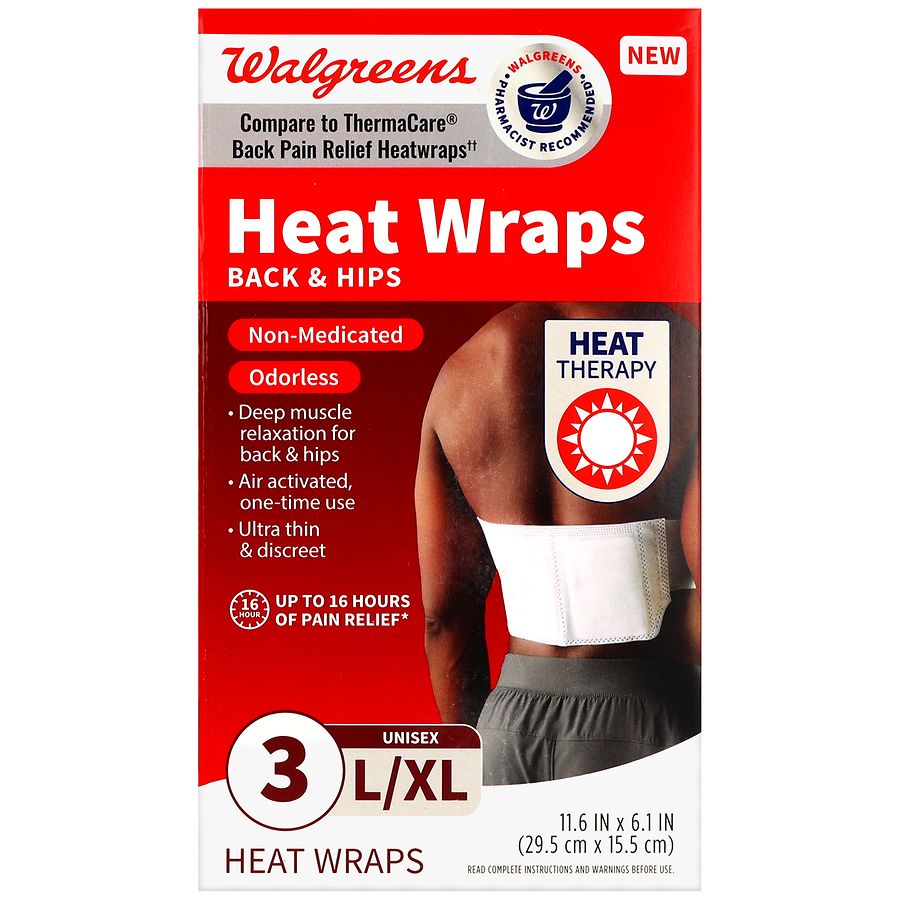 Walgreens Heat Wraps Back & Hips L/XL