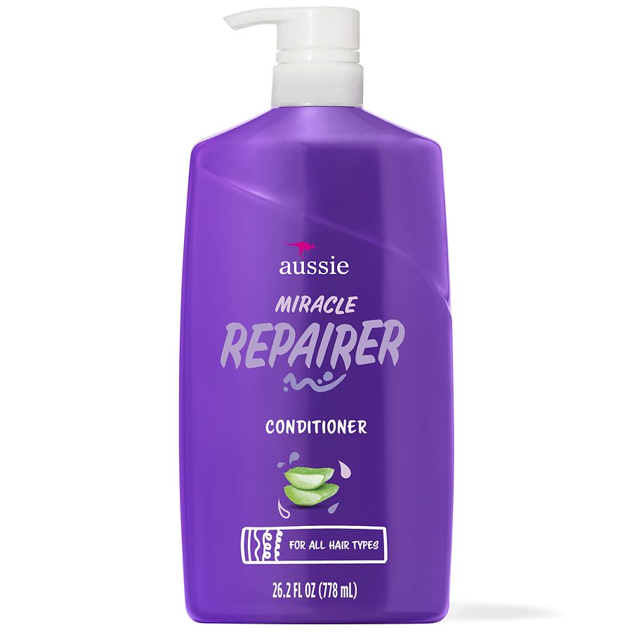 Aussie Miracle Repairer Conditioner for All Hair Types, Paraben Free Lavender, Jasmine, Vanilla, and Marshmallow Fluff