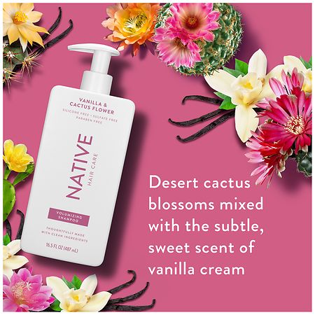 Native Sulfate-Free Shampoo Vanilla & Cactus Flower | Walgreens