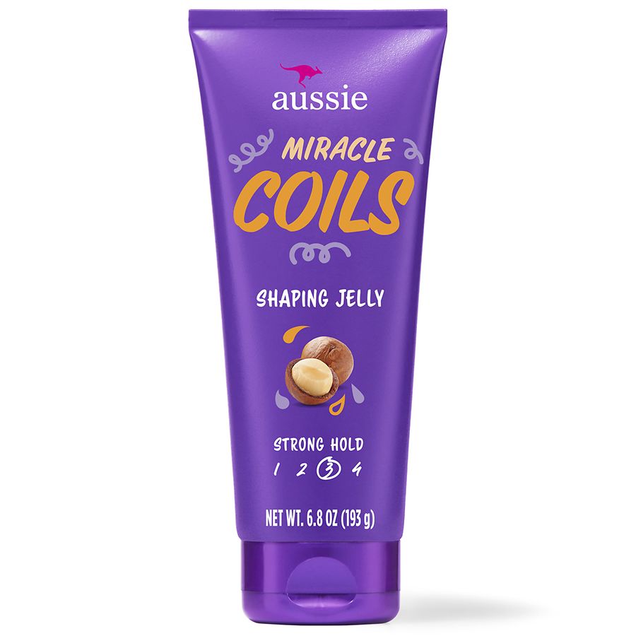 Aussie Shaping Jelly for Coily Hair Mandarin, Jasmine, and Coconut