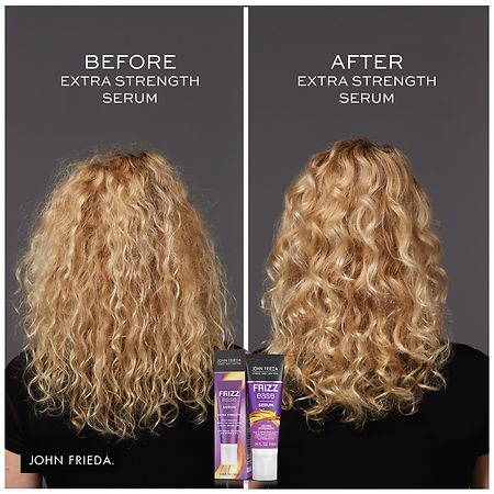 John Frieda Frizz-Ease Extra Strength Hair Serum, Nourishing Treatment for Thick, Coarse Hair Floral