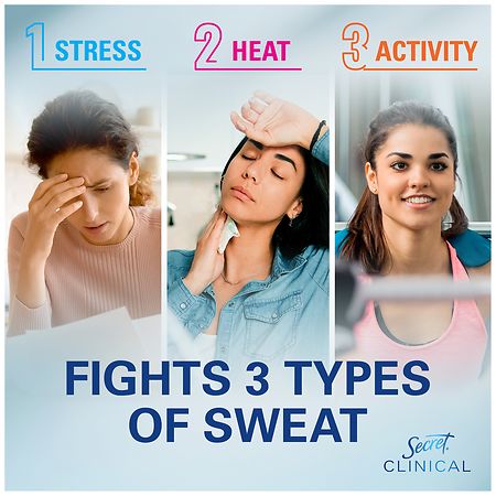 Secret Clinical Strength Dry Spray Antiperspirant & Deodorant for Women Stress Response