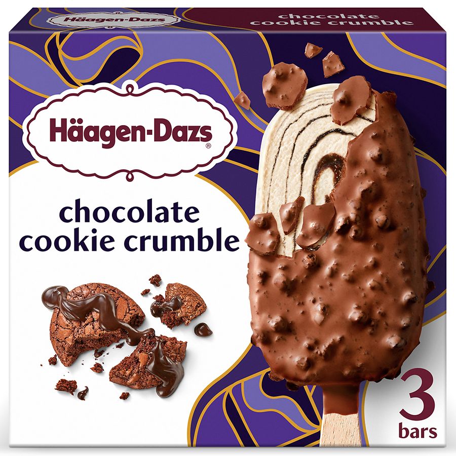 Haagen Dazs Ice Cream Bars Choco Cookie Crumble