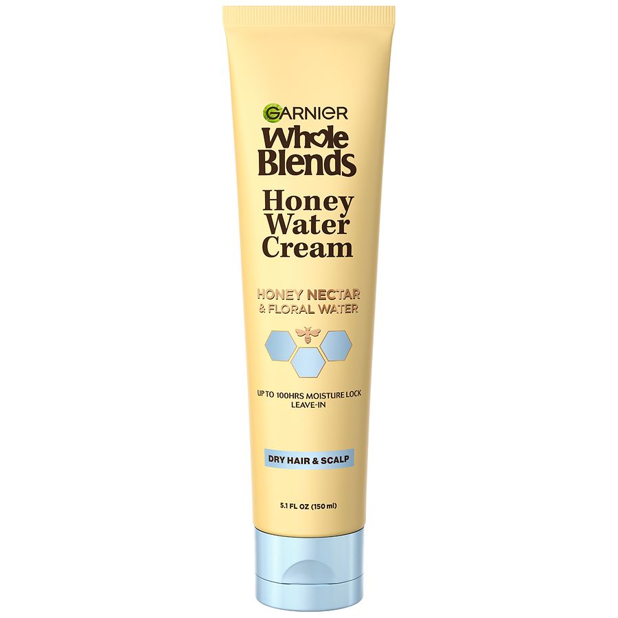 Garnier Whole Blends Honey Water Cream, 100 Hours Moisture Lock Honey Nectar & Floral Water Honey Nectar & Floral Water