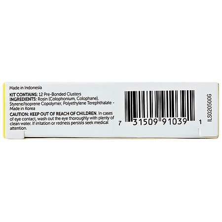 Kiss imPRESS Falsies Self Adhesive Eyelashes Minipack, Natural, Classy, Lash Clusters Black