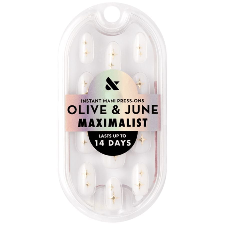 Olive & June Maximalist Press-Ons, Puffy Sparkle