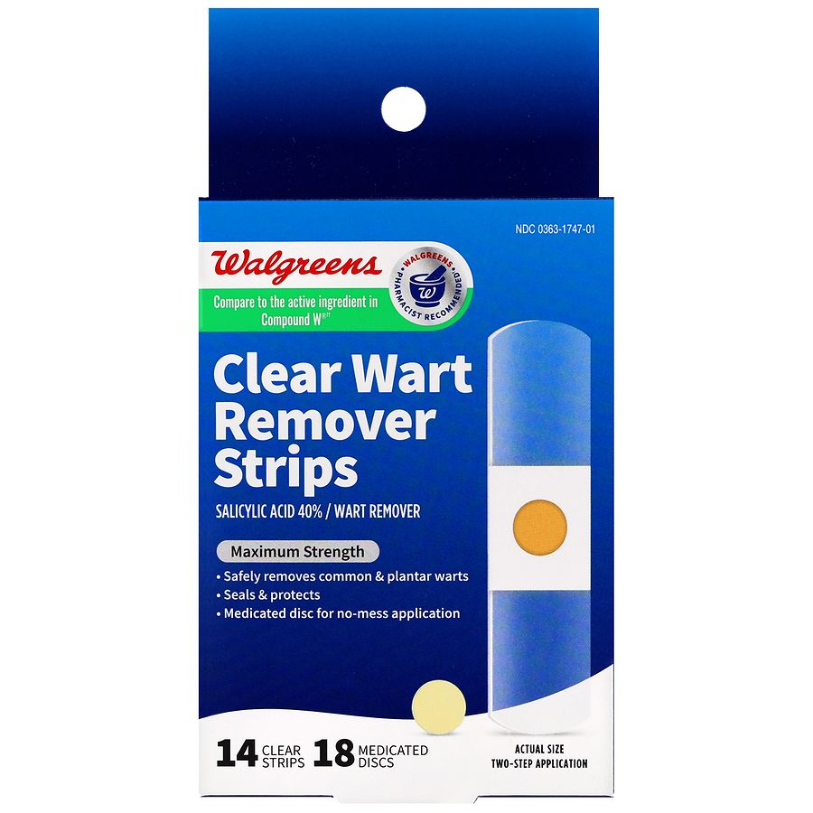 Walgreens Clear Wart Remover Strips