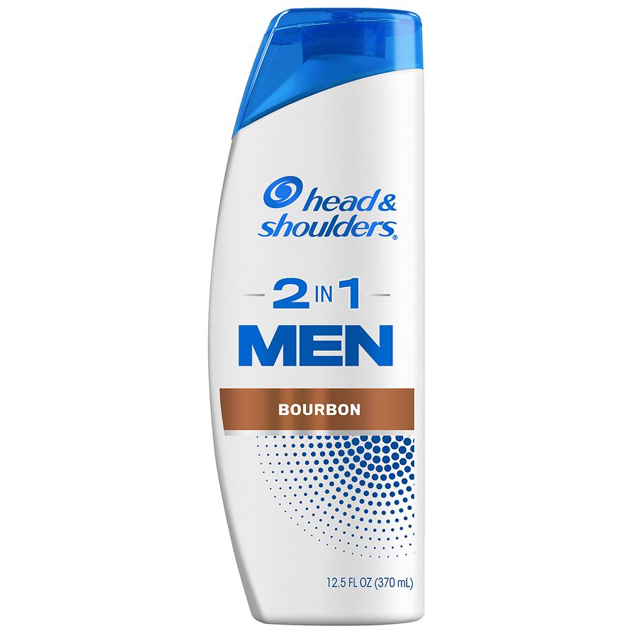 Head & Shoulders Men's 2 in 1 Dandruff Shampoo and Conditioner, Anti-Dandruff Treatment Bourbon
