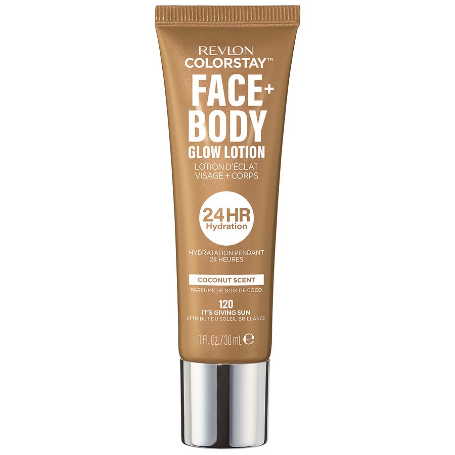 Revlon ColorStay Face + Body Glow Lotion, It's Giving Sun