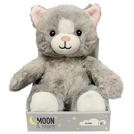 Festive Voice Moon and Stars Cat Plush