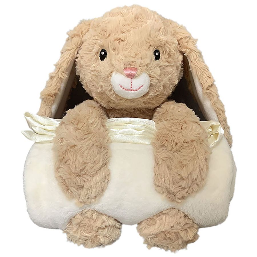 Festive Voice Moon and Stars Bunny Plush with Blanket | Walgreens