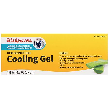 Walgreens Hemorrhoidal Cooling Gel