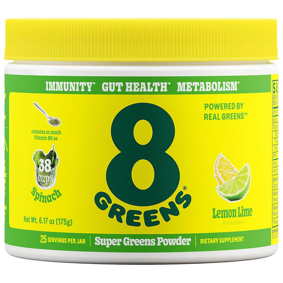8 Greens Super Greens Powder Lemon Lime | Walgreens