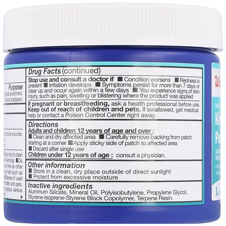 Walgreens Dual Action Kinesiology + Pain Relief Tape I-Strips