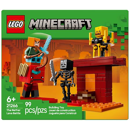 Lego Minecraft The Nether Lava Battle 99 Pieces Multicolor | Walgreens