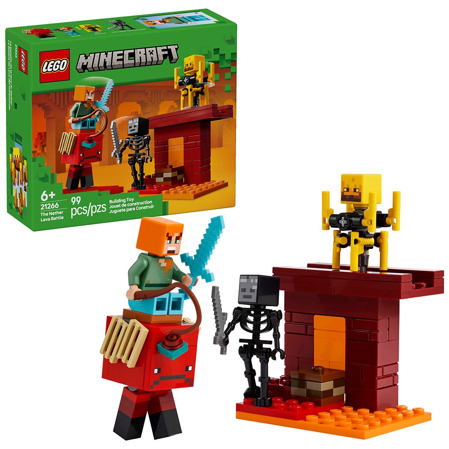 Lego Minecraft The Nether Lava Battle 99 Pieces Multicolor | Walgreens