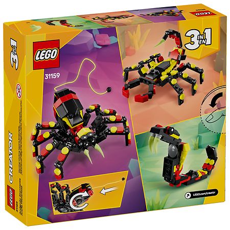 Lego Creator Wild Animals: Surprising Spider 153 Pieces Multicolor