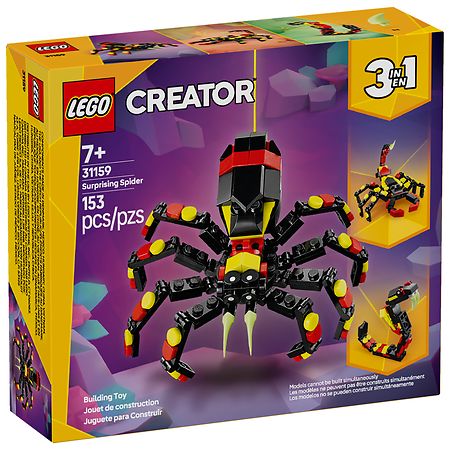 Lego Creator Wild Animals: Surprising Spider 153 Pieces Multicolor