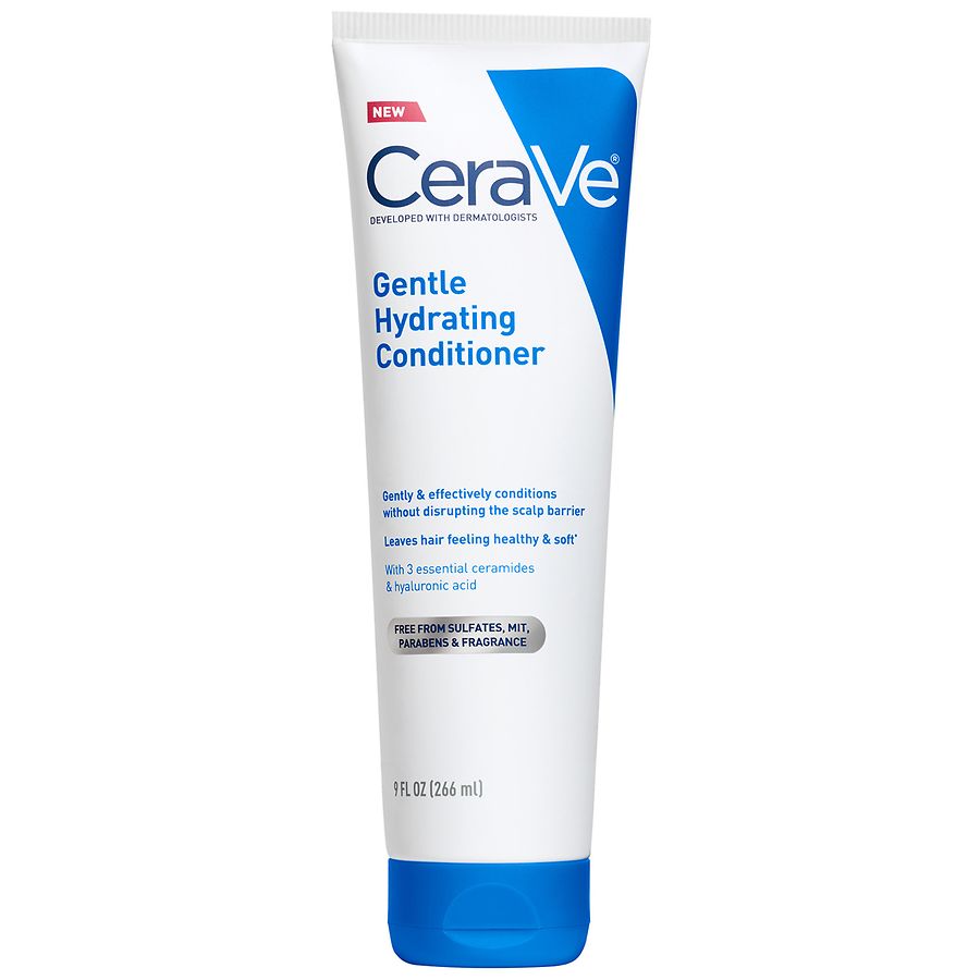 CeraVe Gentle Hydrating Conditioner, Sulfate & Paraben Free, All Hair Types Fragrance Free