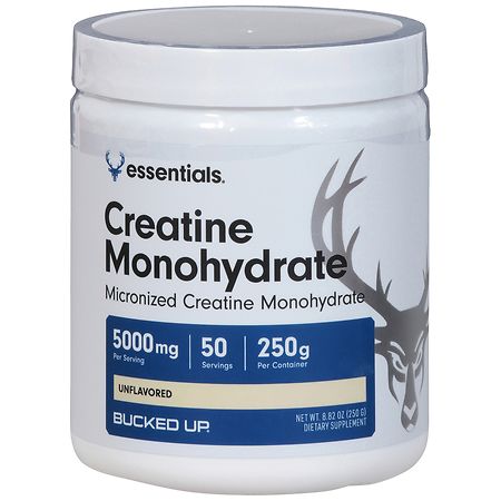 Bucked Up Essentials Creatine Monohydrate Unflavored