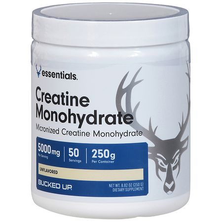 Bucked Up Essentials Creatine Monohydrate Unflavored