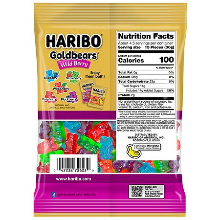 Haribo Goldbears Candy Wild Berry