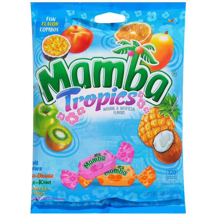 Mamba Tropics Fruit Chews Assorted