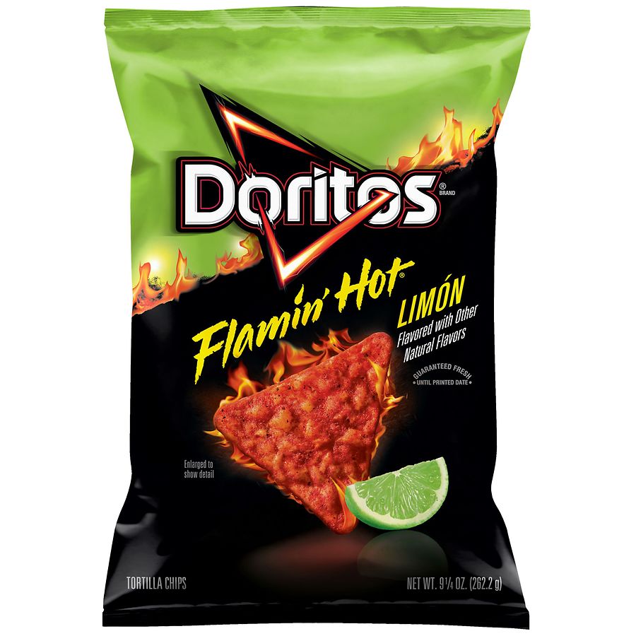 Doritos Tortilla Chips Flamin' Hot Limon