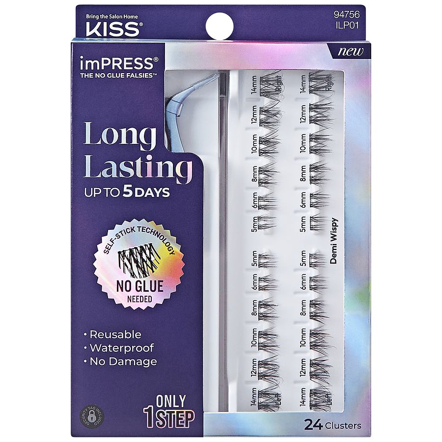 Kiss imPRESS Demi Wispy Lashes Black