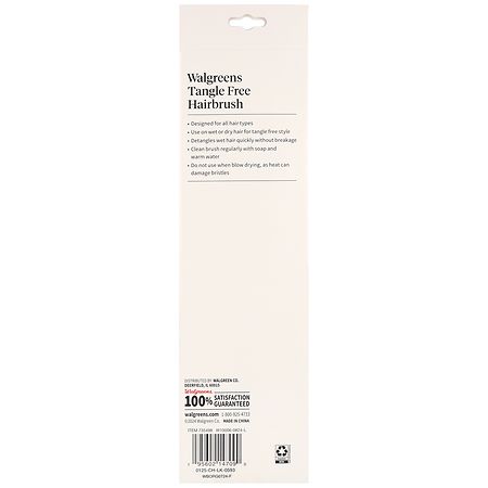 Walgreens Tangle Free Hairbrush
