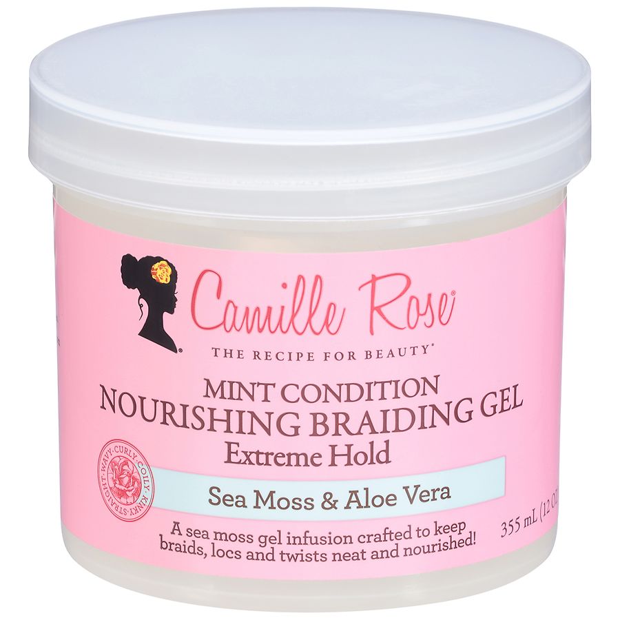 Camille Rose Naturals Mint Condition Nourishing Braiding Gel, Sea