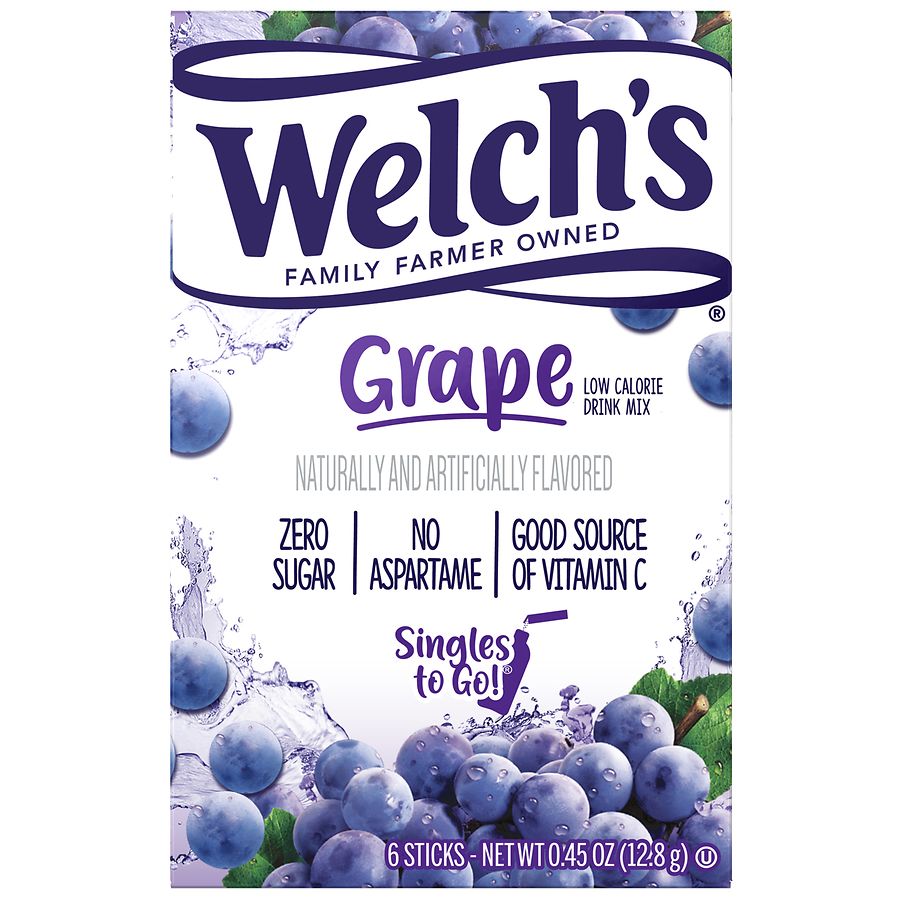 Welch's Singles To Go Drink Mix Grape