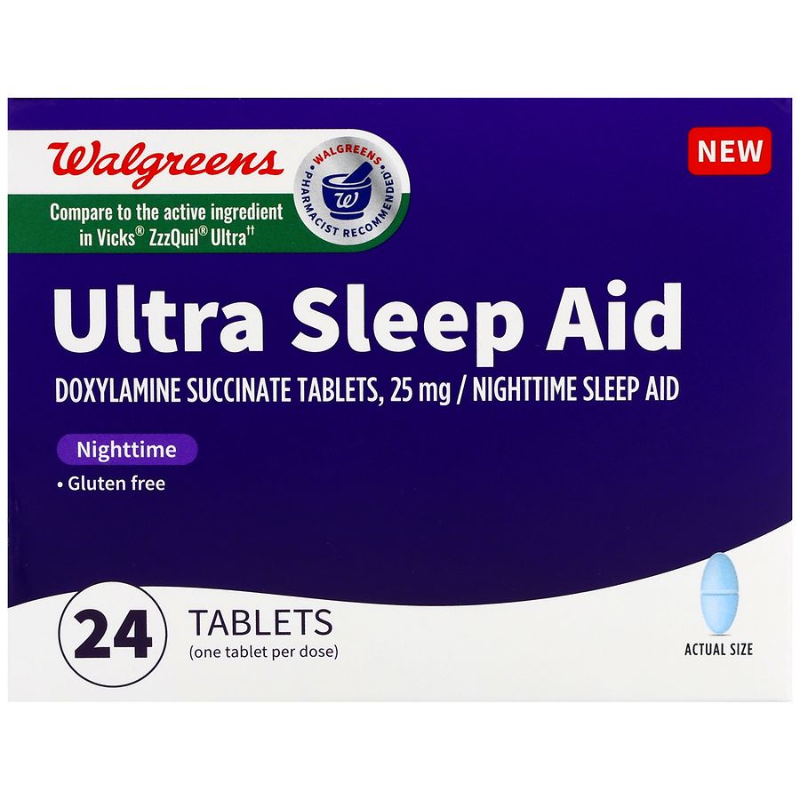 Walgreens Ultra Sleep Aid Tablets | Walgreens
