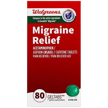 Walgreens Migraine Relief Geltabs