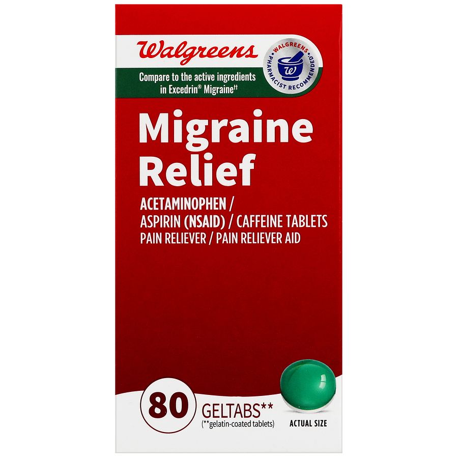 Walgreens Migraine Relief Geltabs