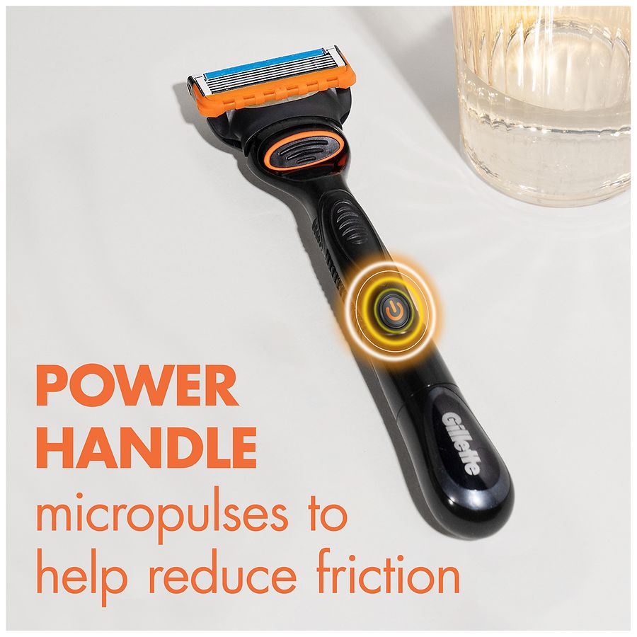Gillette Fusion5 Power Shaving Razor For Men With Larger