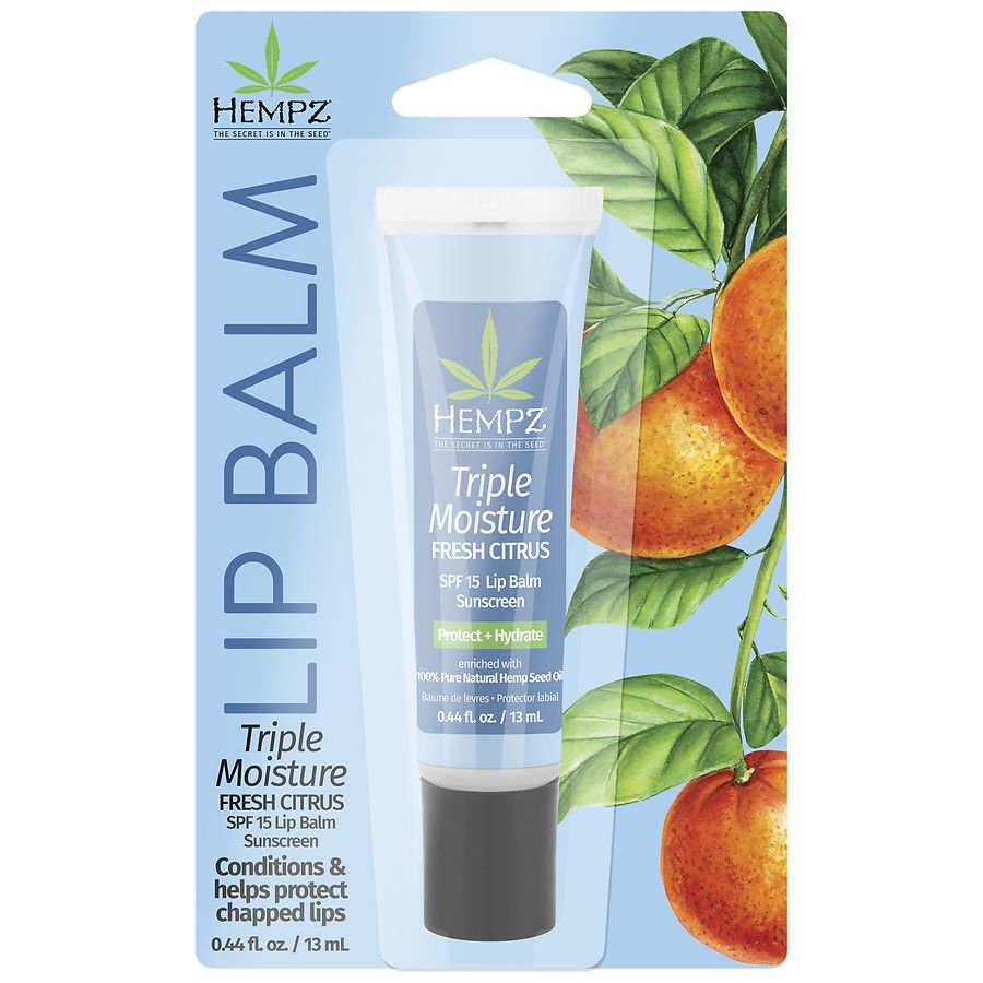 Hempz Triple Moisture SPF 15 Herbal Lip Balm | Walgreens
