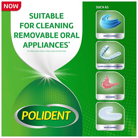 Polident 3 Minute Denture Cleanser Tablets Mint Fresh | Walgreens