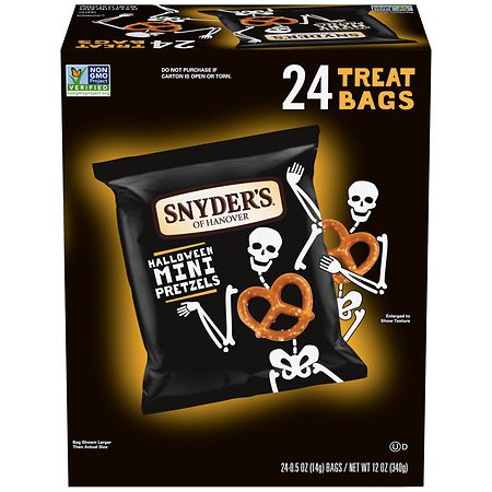 Snyder's Mini Pretzels Halloween Treat Bags