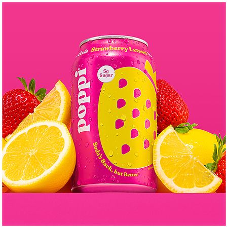 Poppi Prebiotic Soda Pack Strawberry Lemon | Walgreens