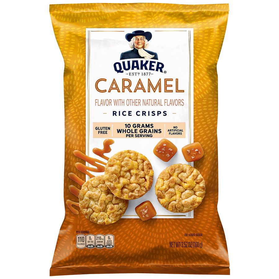 Quaker Rice Crisps Caramel