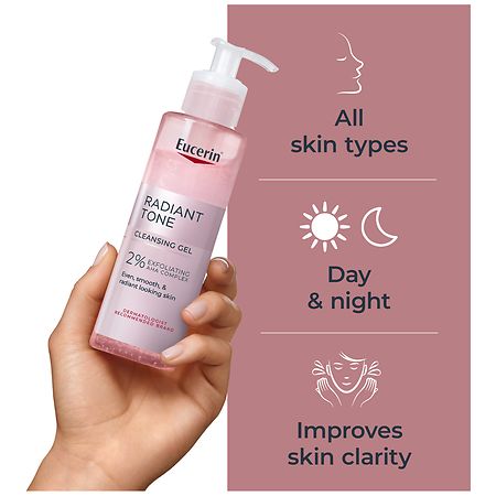 Eucerin Face Radiant Tone Cleansing Gel, Face Cleanser With Eucerin Face Radiant Tone Cleansing Gel, Face Cleanser With