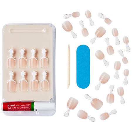 Kiss Salon Acrylic Glue-On Nails Petite, My Fly
