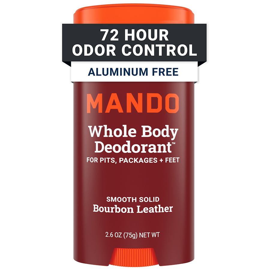 Mando Men's Whole Body Solid-Stick Aluminum-Free Deodorant