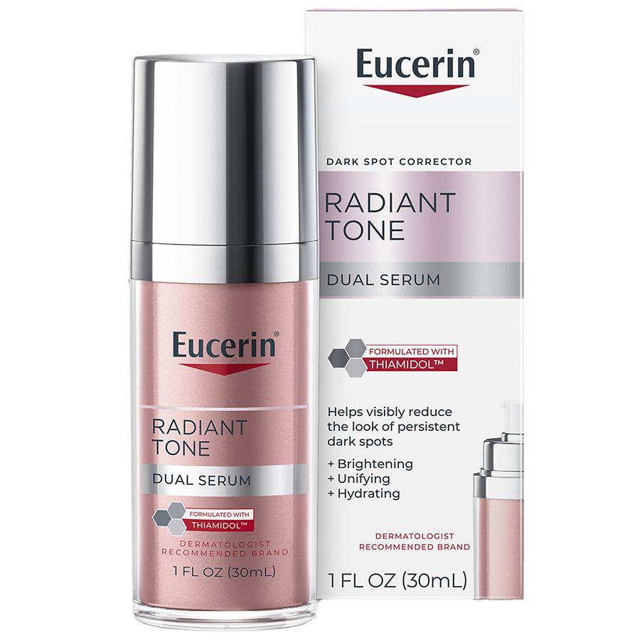 Eucerin Face Radiant Tone Dual Serum, Dark Spot Corrector with Thiamidol and Hyaluronic Acid